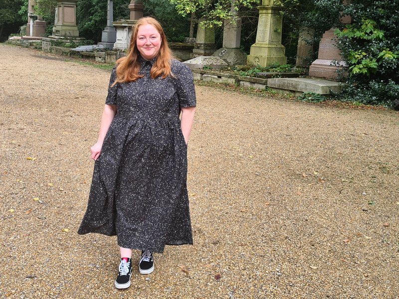 Gemma’s Wednesday-Style Lyra Dress